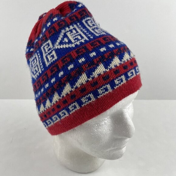 MOUNTAIN LADIES & EWE Wool Beanie Women’s OS Tassel Ski Hat Cap Handmade Vermont - Picture 1 of 8